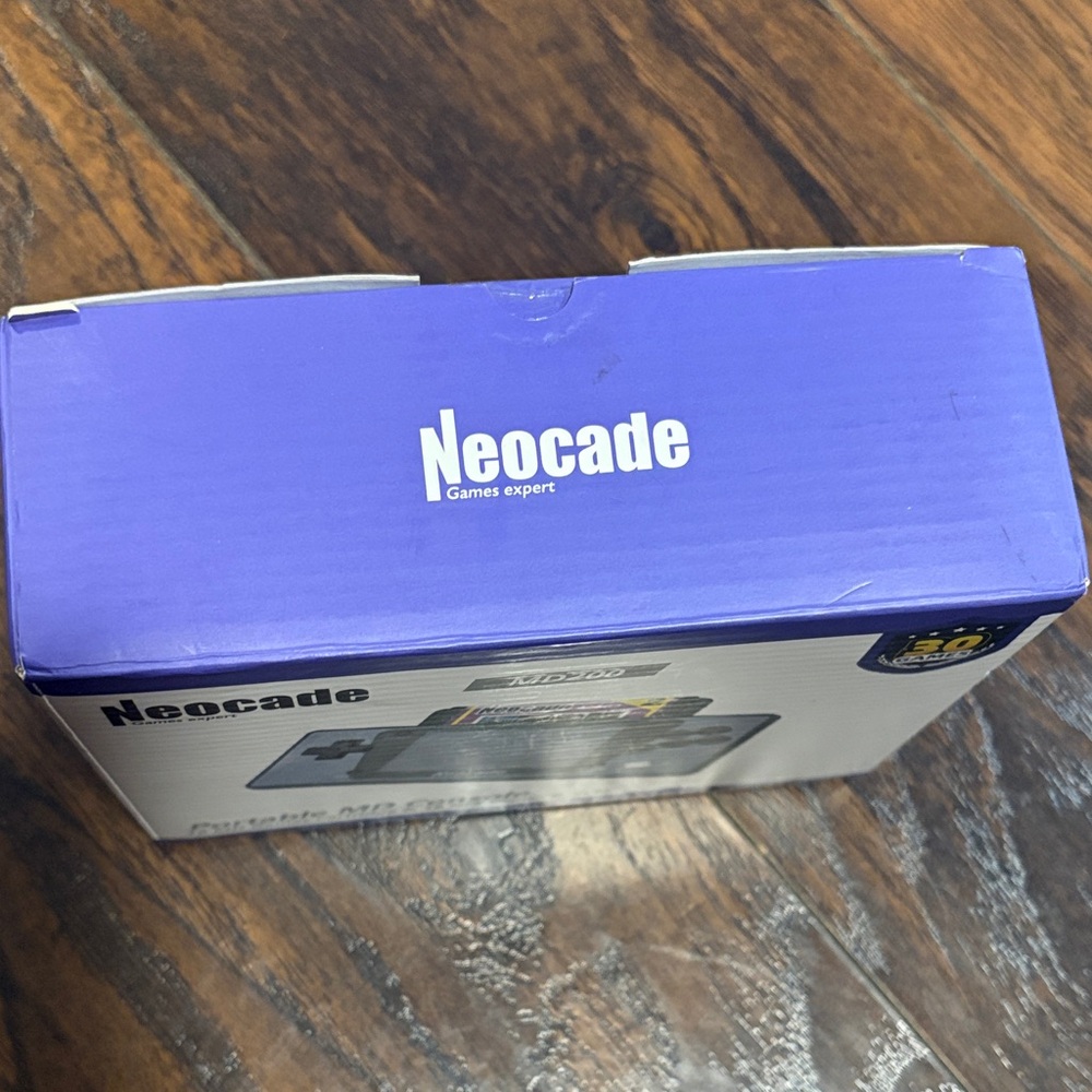 Neocade MD200 Portable MD Console - Black/Purple- NEW in Box - Picture 2 of 7